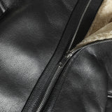 Dorian™ | L’Aviateur: Kožená bunda s kožešinovými detaily