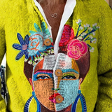 Freda - umělecký kardigan