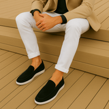 Elegantní mokasíny z nubukové kůže