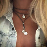 Okouzlující vintage stříbrný náhrdelník - Eternal Jewelry