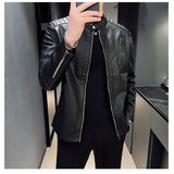 Adrien™ | Elegantní úzká kožená bunda