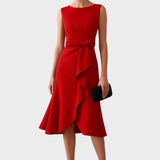 Antonija – Elegantní večerní šaty s mašlí