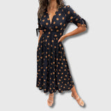 Monique – Dámské vintage puntíkované šaty