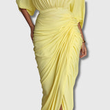 Diana – Elegantní maxi šaty ve žluté barvě