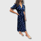 Monique – Dámské vintage puntíkované šaty