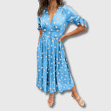 Monique – Dámské vintage puntíkované šaty