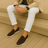 Elegantní mokasíny z nubukové kůže