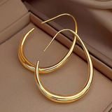 Zlaté kulaté náušnice AuroraJoias Vintage Elegance Eternity