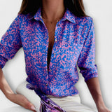 Ljubomira – Sofistikovaná geometrická halenka